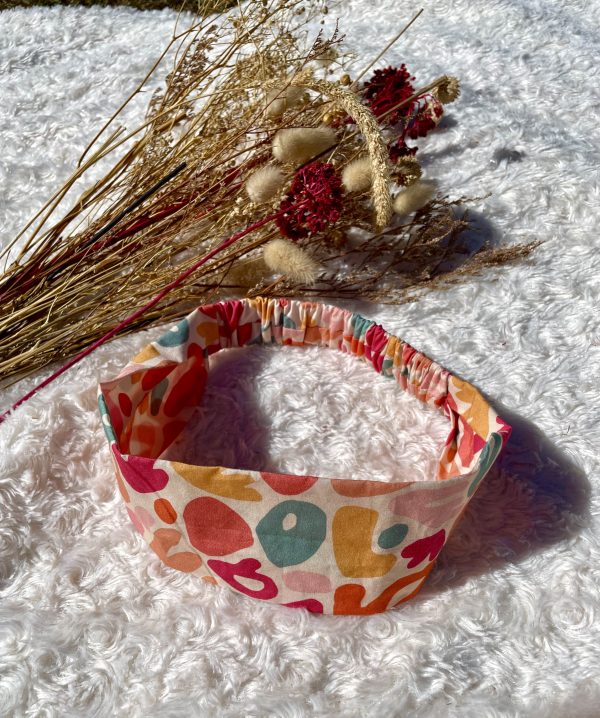 bandeau cheveux été pastel