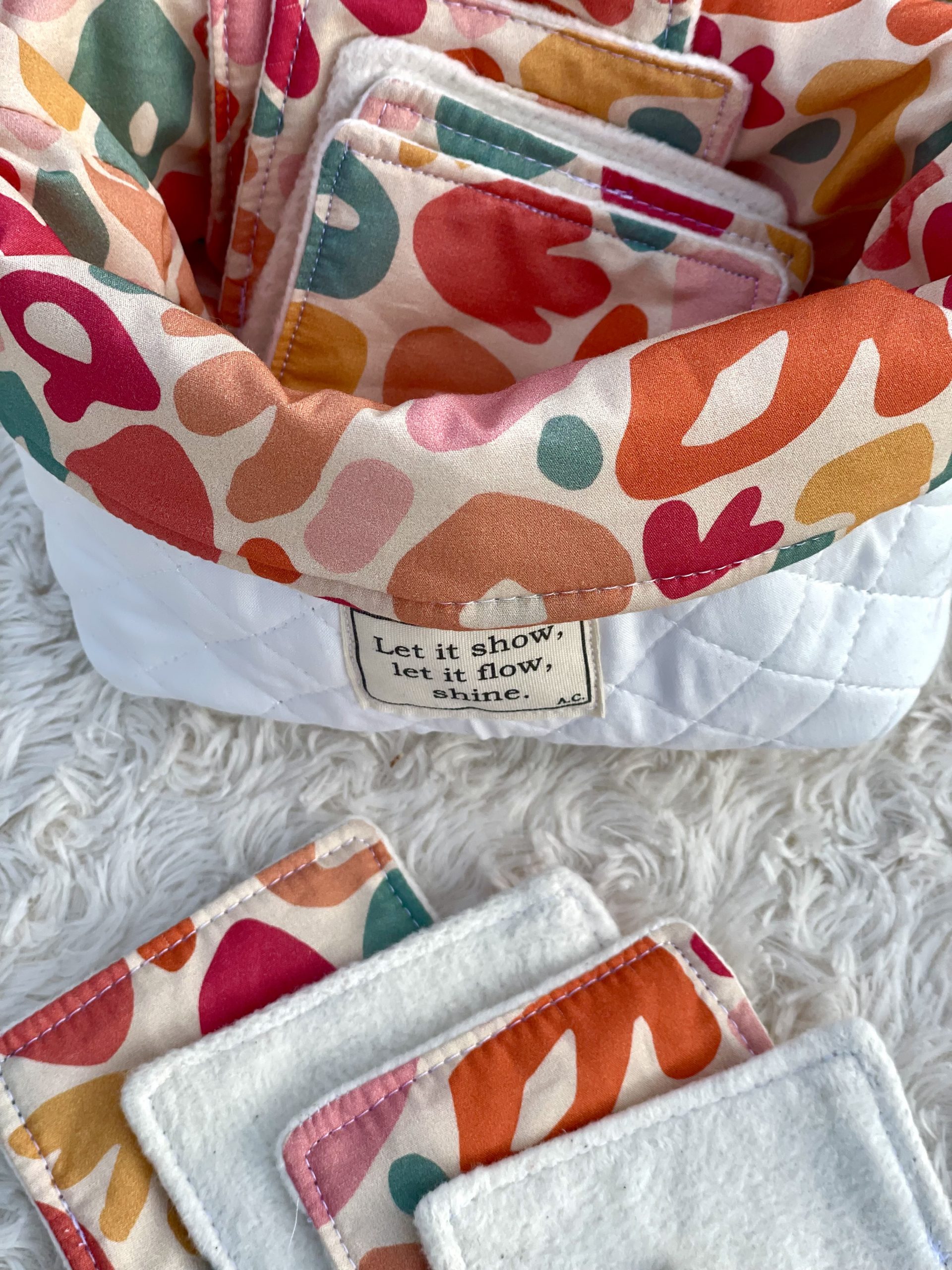 Panier avec cotons lavables – Image 9