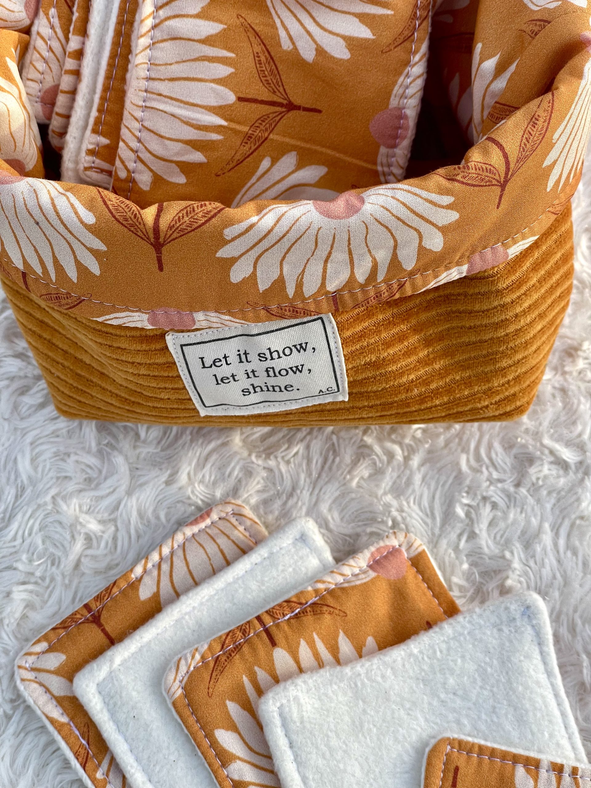 Panier avec cotons lavables – Image 5