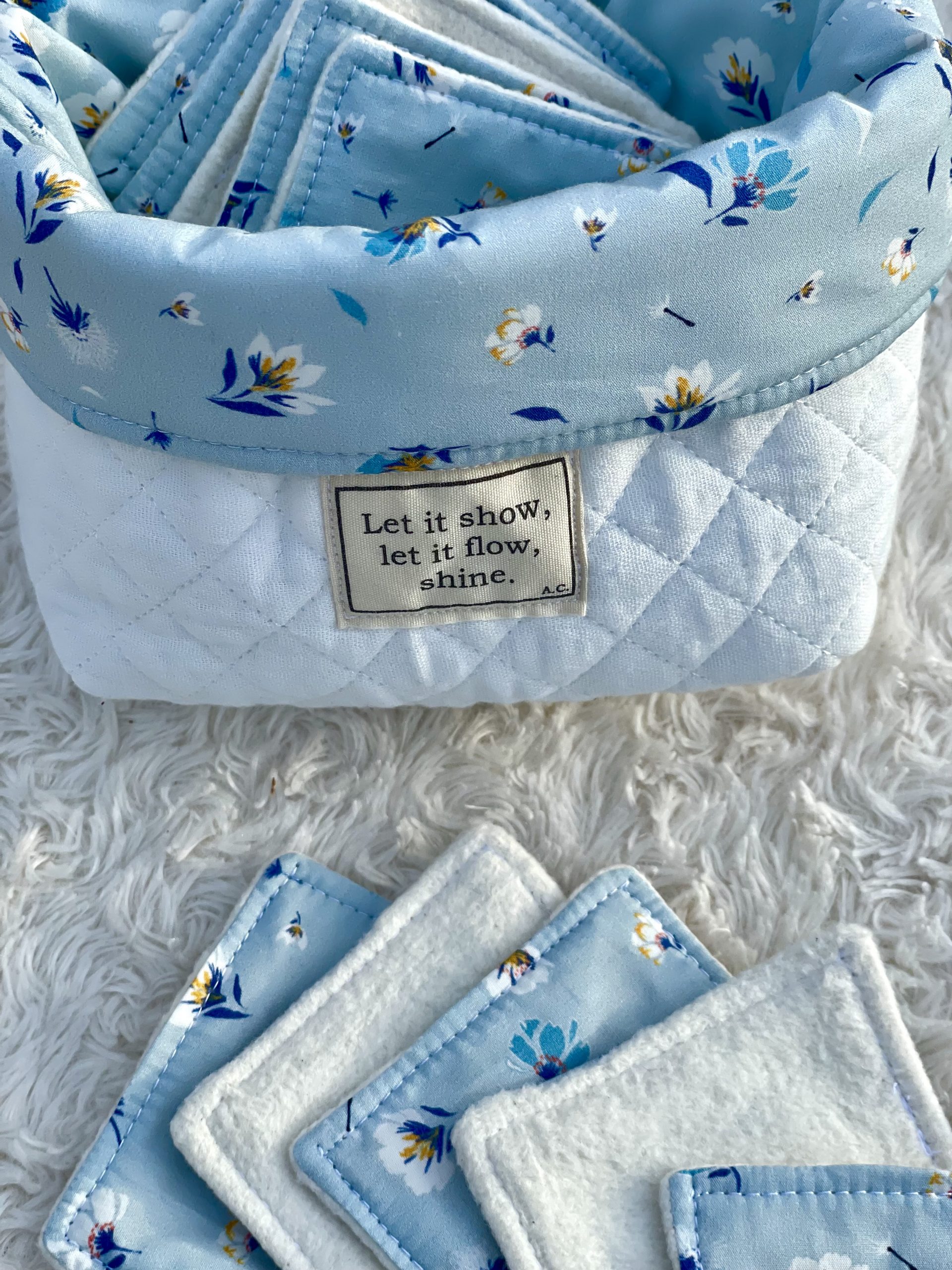 Panier avec cotons lavables – Image 13