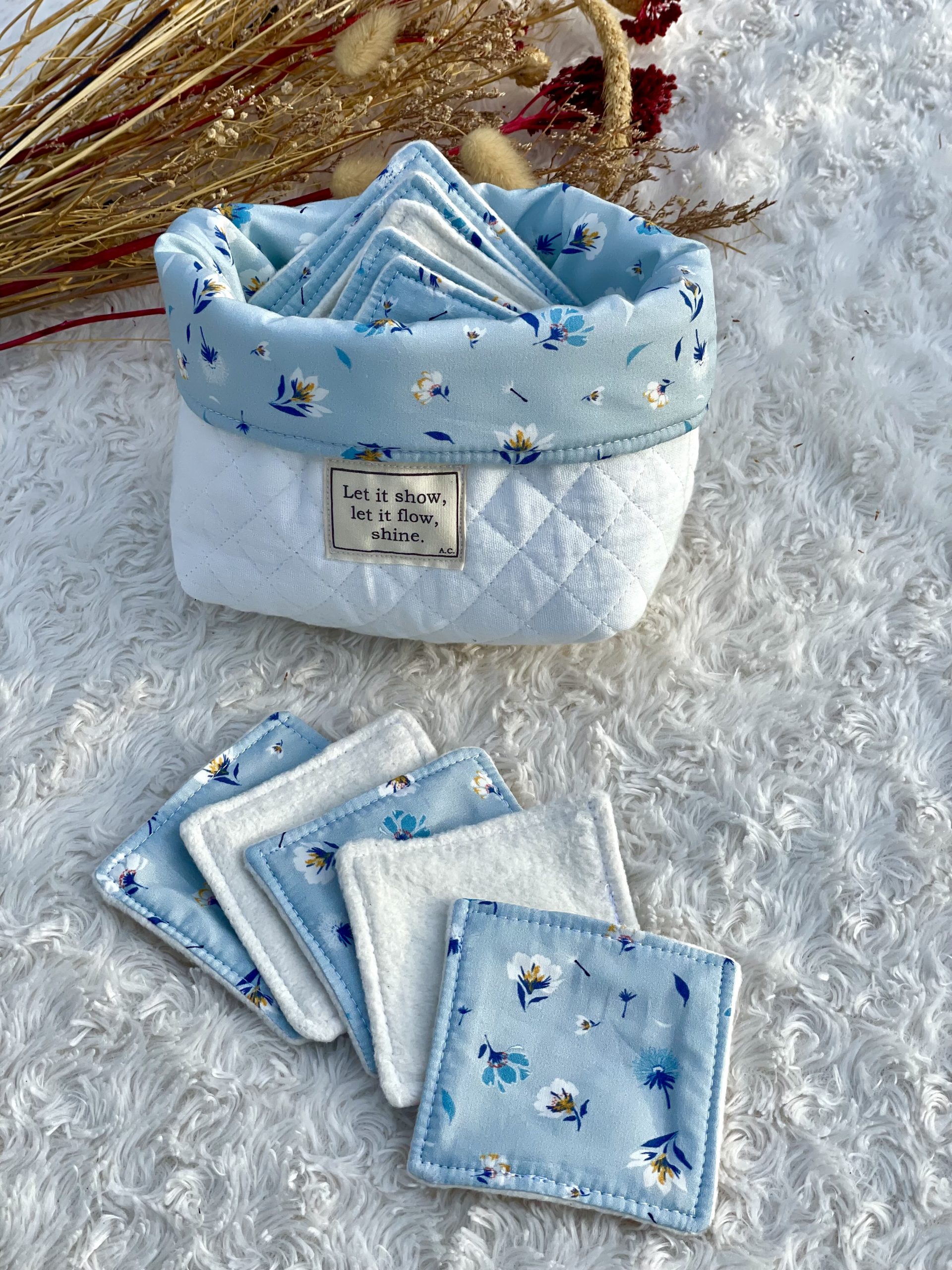 Panier avec cotons lavables – Image 12