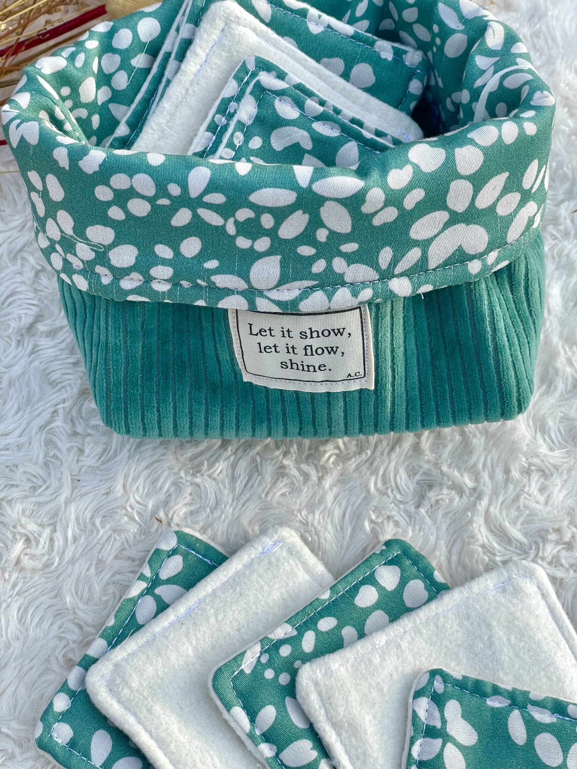 Panier avec cotons lavables – Image 7