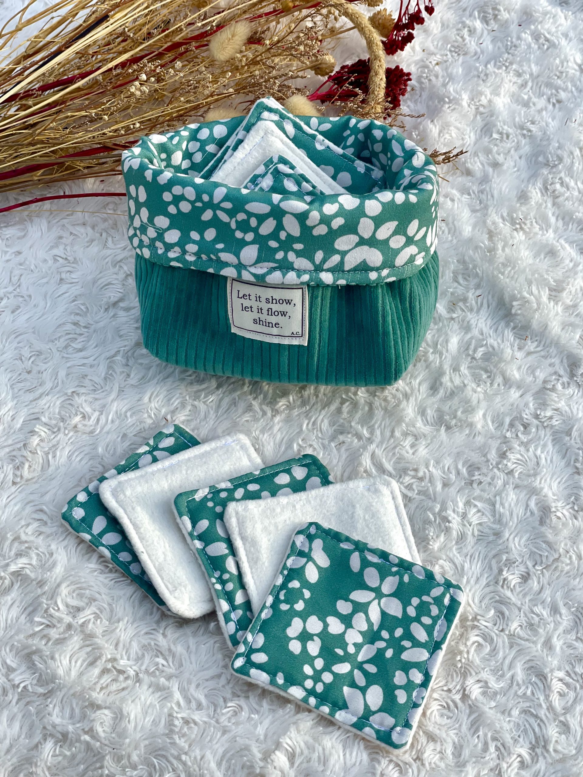 Panier avec cotons lavables – Image 6